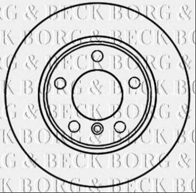 BORG & BECK bbd5263 -  Тормозной диск